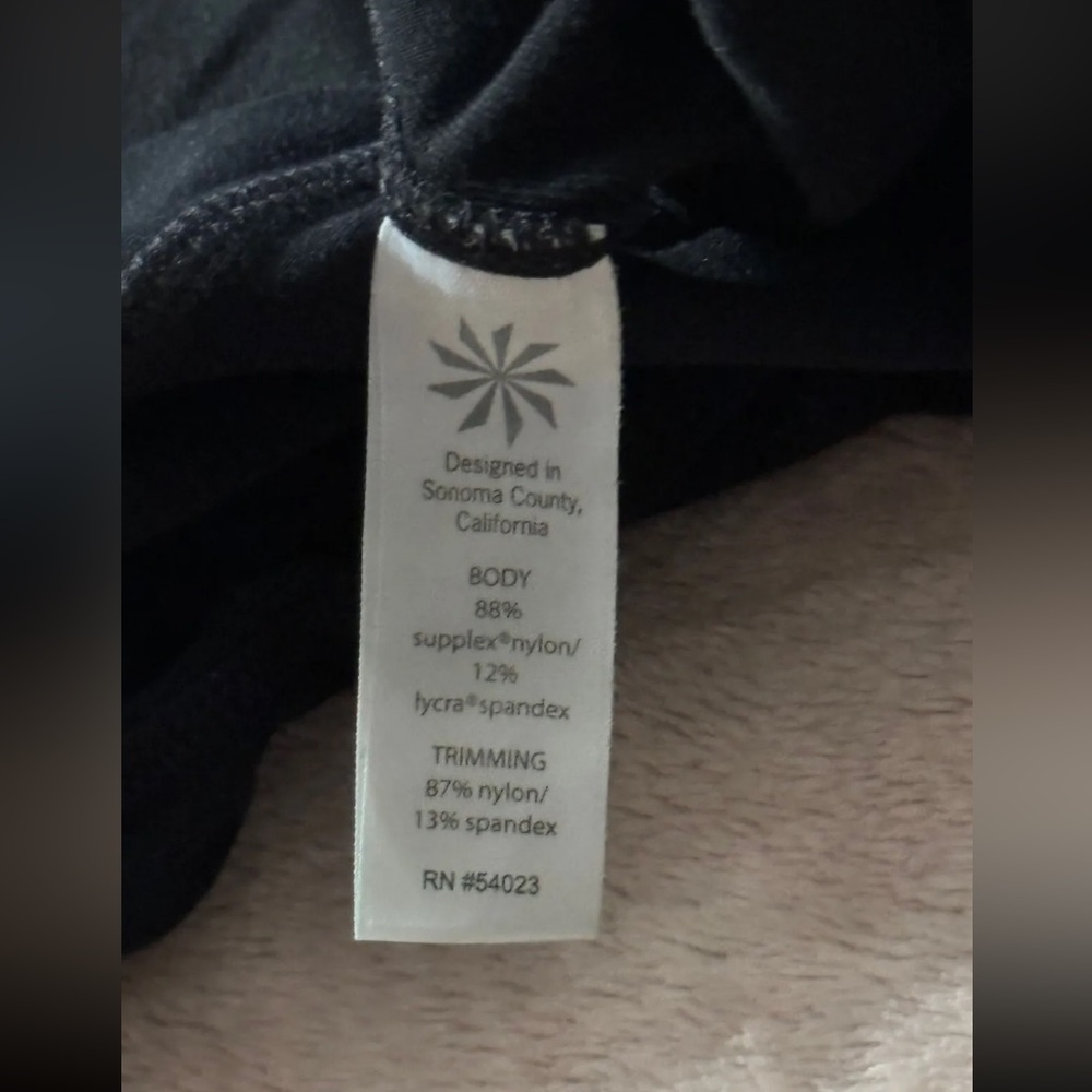 Athleta Leggings Womens Black Mid Rise Size‎ Medium - Picture 5 of 9